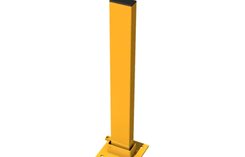 Supamaxx™ Fold Down Bollard with UV-stabilised coating, offering durable, Australian-made traffic control for private and commercial spaces.